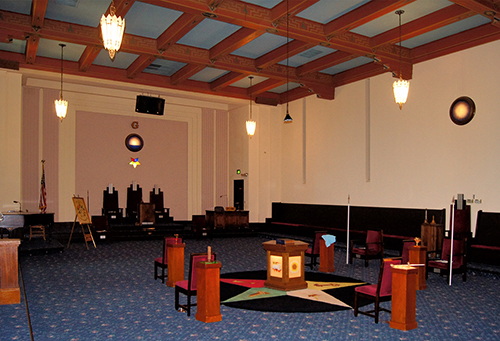 This photo is of Masonic Lodge number 41 in Martinez, CA.